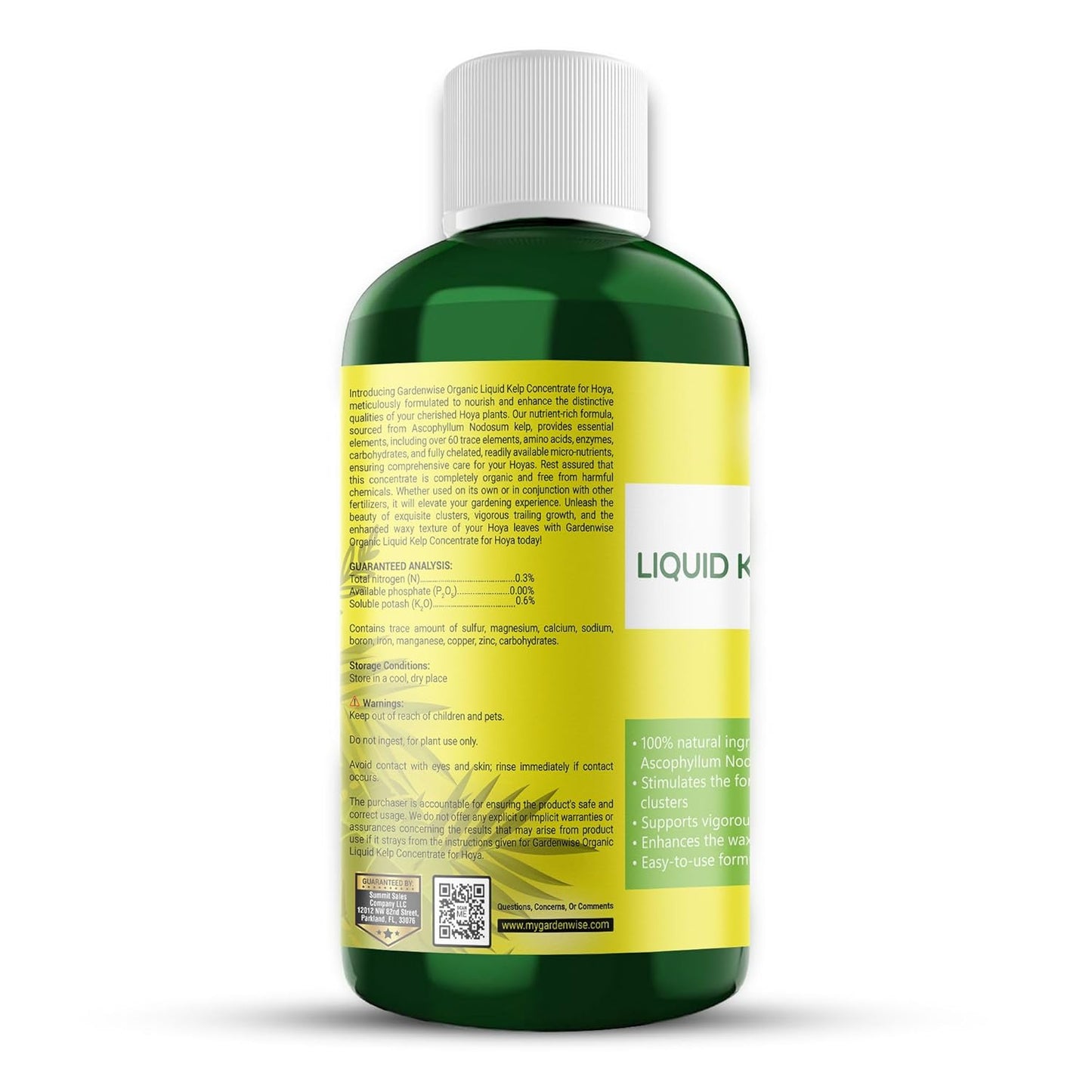 Organic Premium Kelp Seaweed Fertilizer for Hoya - Liquid Fertilizer - Liquid Plant Food - Nutrient-Rich Soil Enhancer - Natural Plant Food for Hoya Plant (16 OZ)