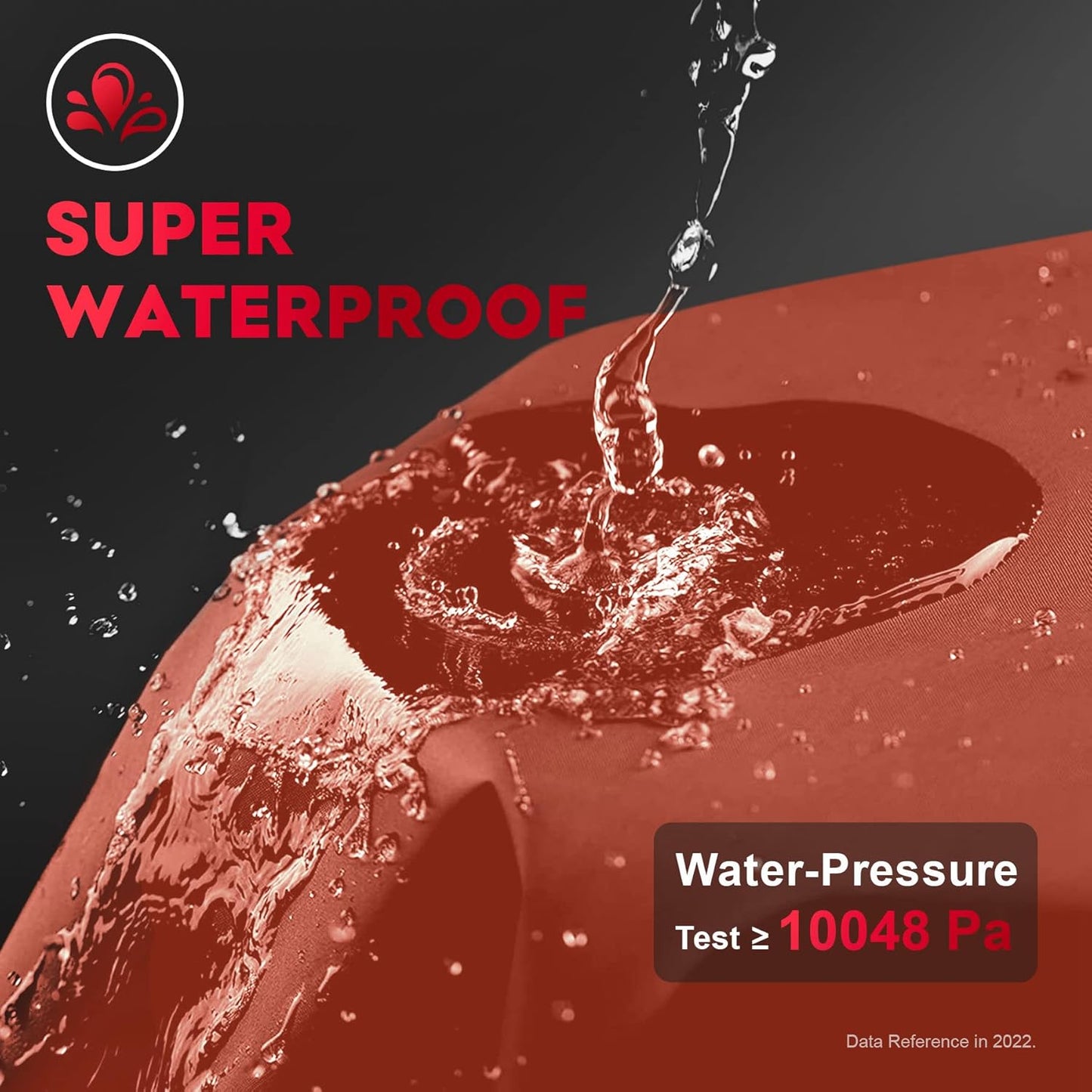 Comnova Grill Cover 60 Inch - 600D BBQ Cover for Outdoor Grill Heavy Duty & Waterproof, 60 Inch Barbecue Gas Grill Covers for Weber, Char-Broil, Nexgrill, Dyna-glo, Monument, Brinkmann and More