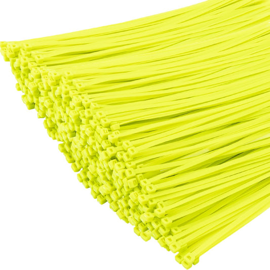 XINGO 1000 PCS Apple Green Zip Ties 12 Inch, 60 LBS Tensile Strength, Self-Locking Nylon Plastic Nylon PA66 Wire Ties for Indoor and Outdoor Use