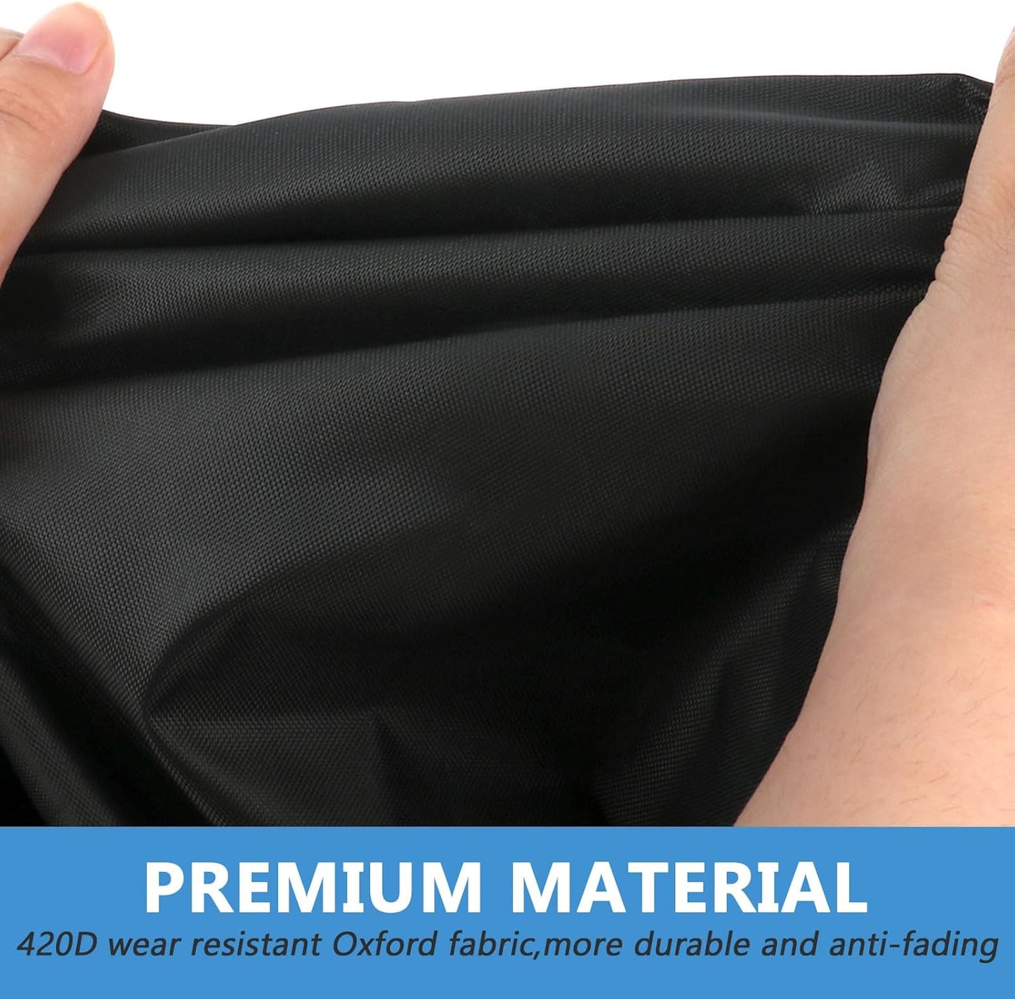 Flat Top Grill Cover Waterproof for Royal Gourmet 8-Burner Gas Grill with Side Tables Down, Weatherproof Cover for Protecting BBQ Grill/Propane Griddle/Outdoor Grill