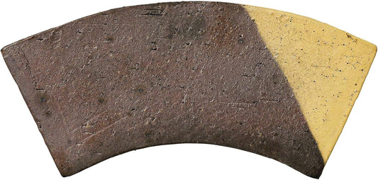 Wazakura Tokoname Series Handmade Fan Shaped Bonsai Pot with Drainage Holes 6.8 inch (174mm) Made in Japan, Artisan Ceramic Garden Container, Decorative Flower Planter - Fan Shape