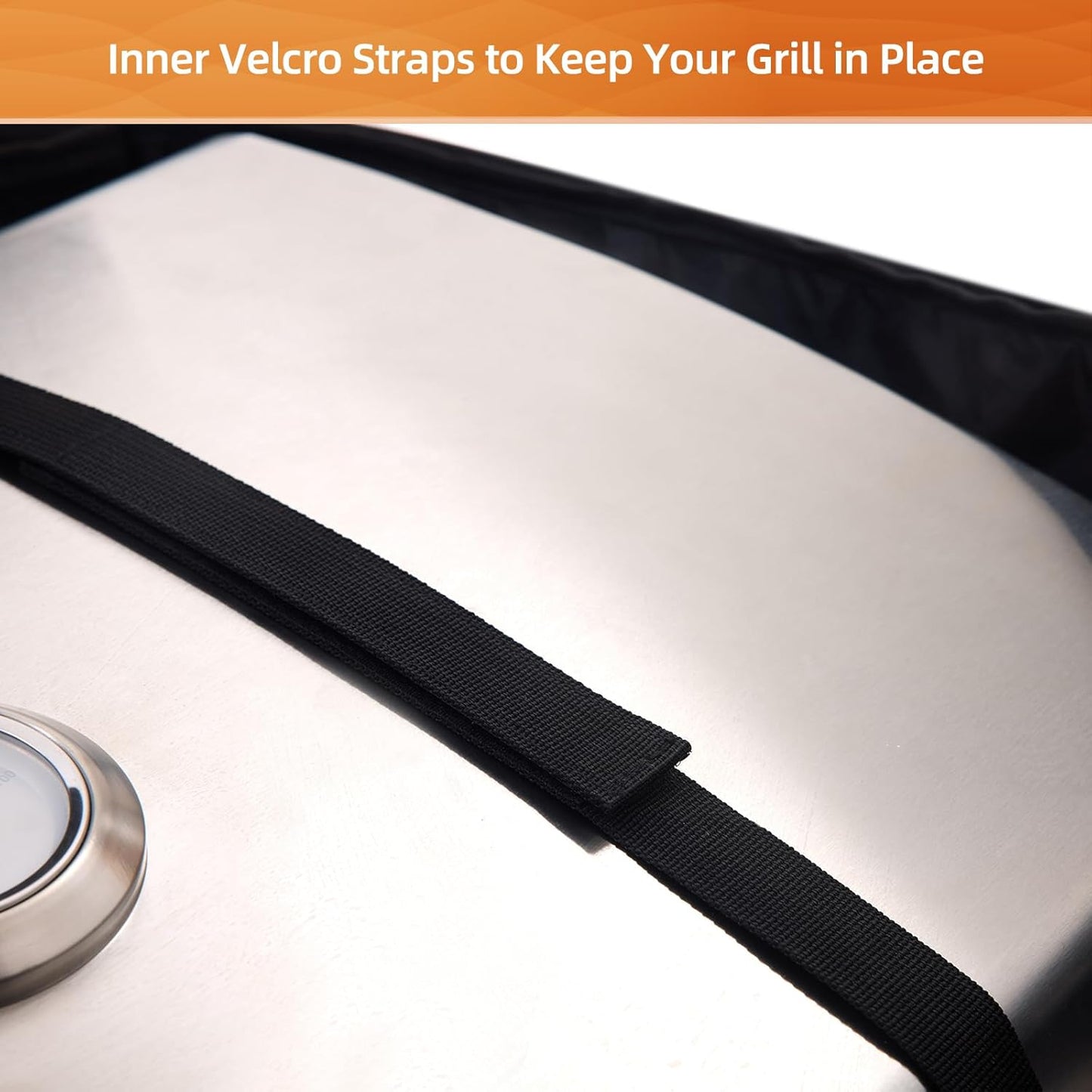 NOELIFE Grill Carry Bag for Cuisinart CGG-306 Chef's Style Tabletop Grill, Padded Portable Case with Pockets for Small Propane Cylinders & Outdoor Griddle Accessories, Water-Resistant (Bag Only)