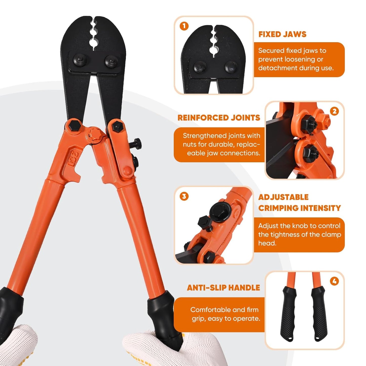 250FT 1/8" Stainless Steel Cable with Wire Rope Crimping Tool and Cable Cutter, 1760 lbs Breaking Strength, 7x7 Strands Aircraft Cable for Deck Railing, Porch Fence, String Light