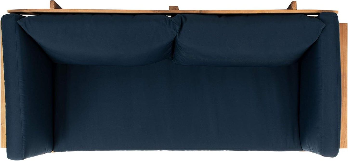 SAFAVIEH PAT6745A Outdoor Collection Tandra Grey Modern Contemporary Daybed Day Bed