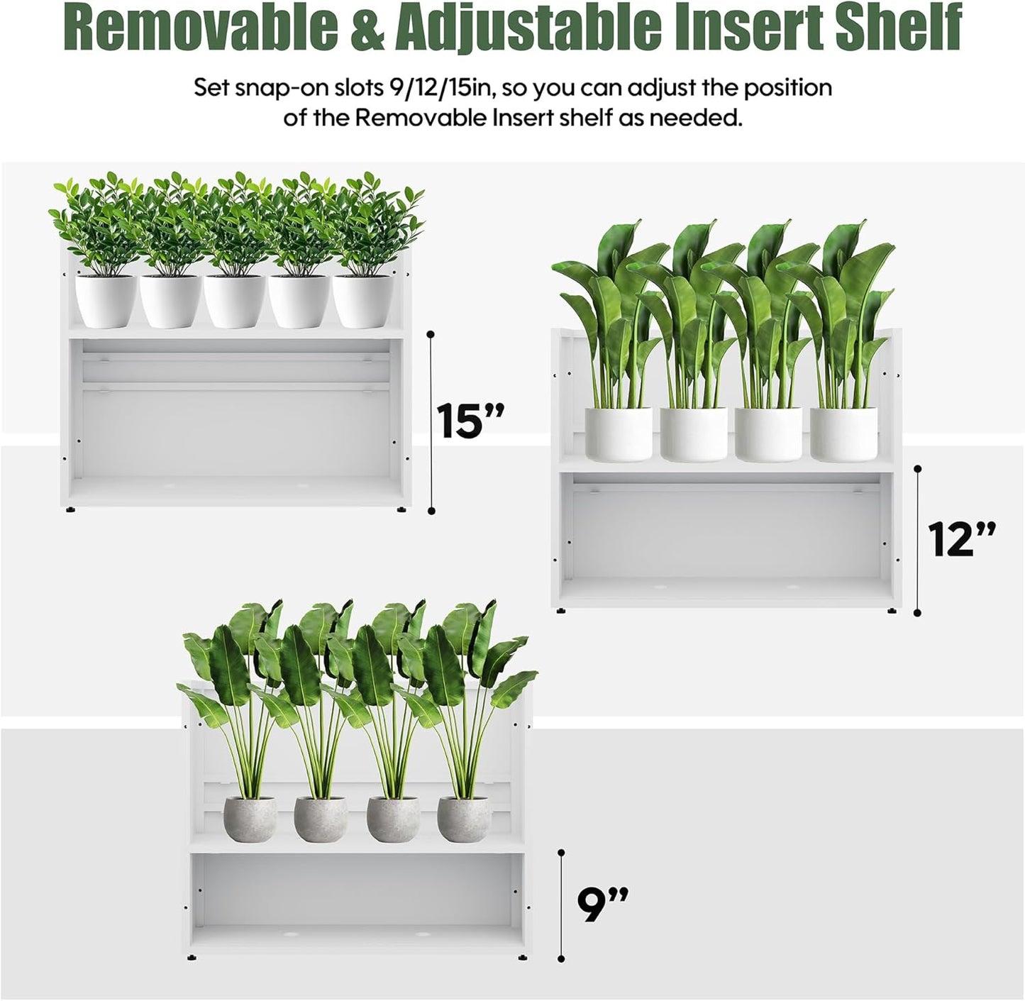 Tall Metal Planter for Outdoor Plants,30" Lx10“Wx24”H All-Weather Durable Plant Box,Large Rectangular Planter with Drainage Holes & Removable Shelf,Modern Decor for Tall Small Plants, Trees, Flowers