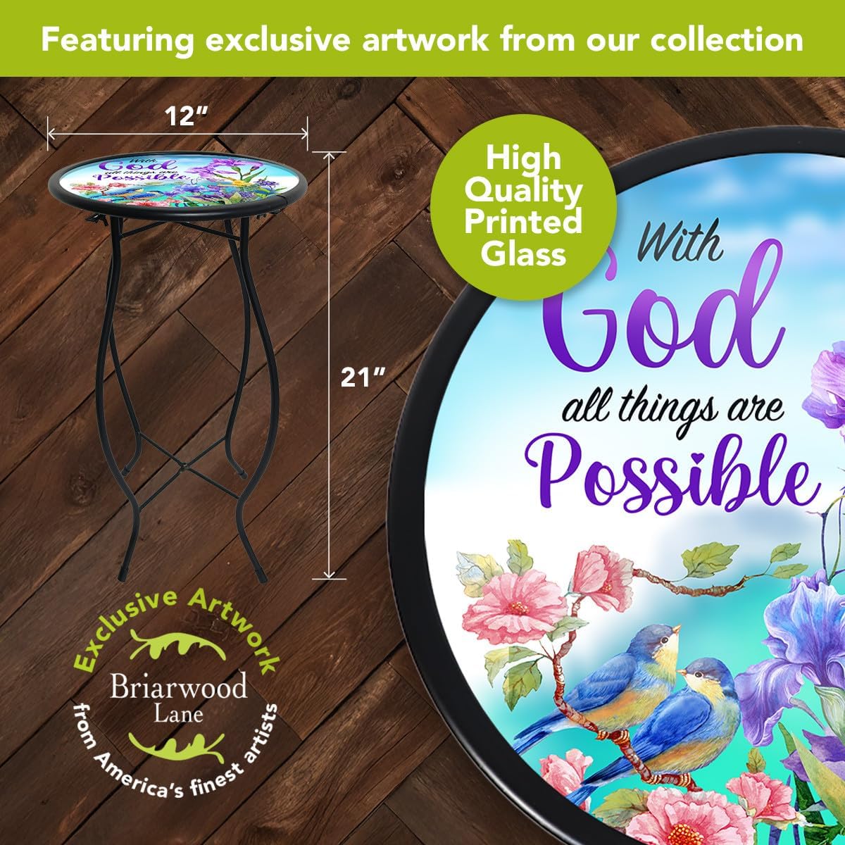 Briarwood Lane With God Plant Stand