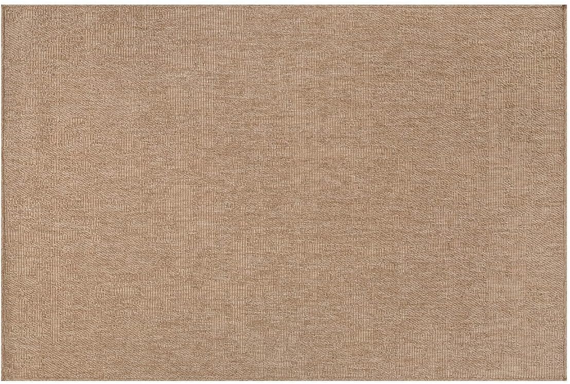 CAMILSON Easy Jute Rug 2x3, Indoor Outdoor Natural Color Fiber Area Rugs for Living Room and Kitchen Rug, Solid Boho Woven Design, Easy-Cleaning, Washable Outside Carpet Alfombras (2 x 3)