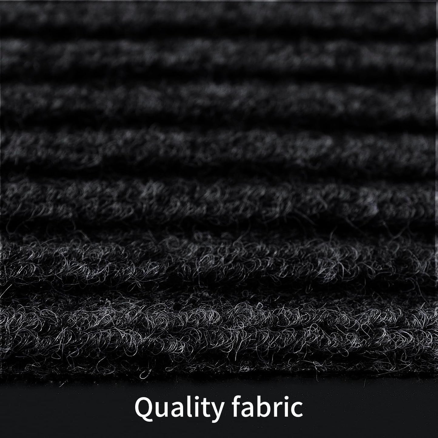 TANYOYO 4' X 6' Commercial Grade Door Floor Mat Brush Step Entrance Mat Vinyl Backed Utility Doormat Heavy Duty Floor Rugs Commercial Outdoor Carpet Indoor Entrance Mat,Black