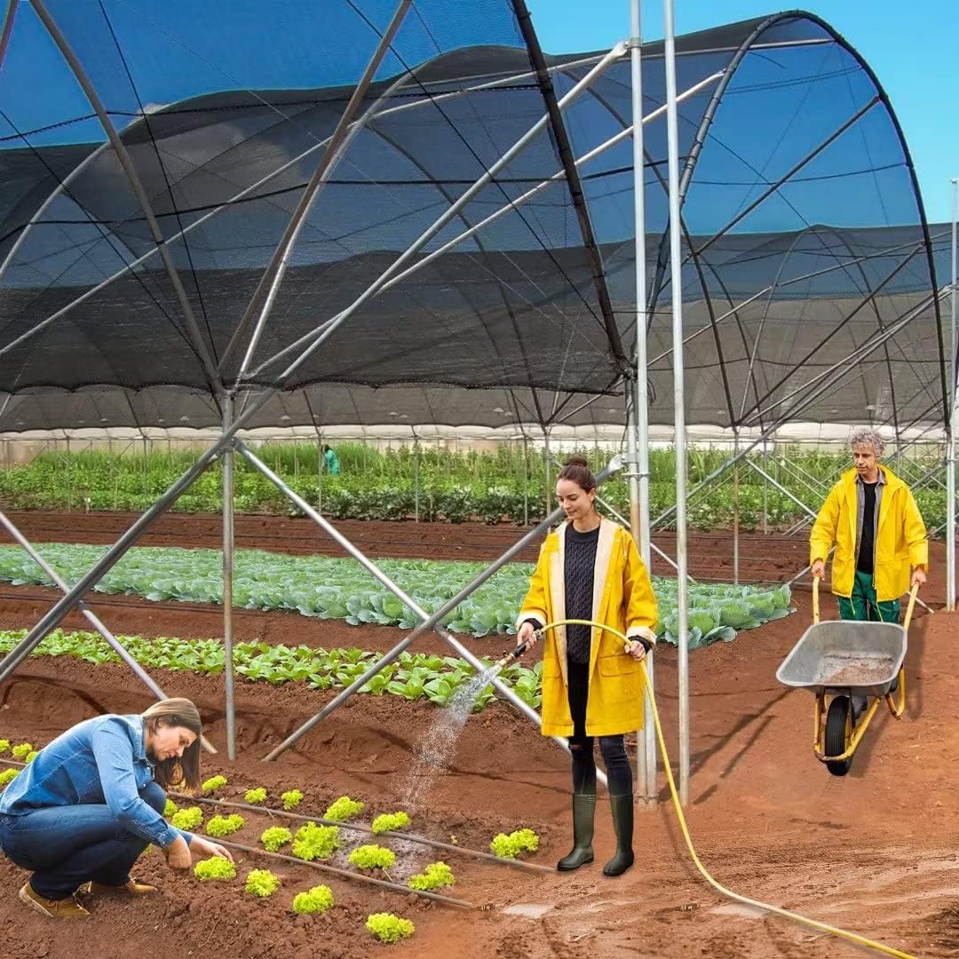 Shade Cloth for Plants Greenhouse, 40-50% Sunblock Shade Sails -for Outdoor Garden Pergola Patio Lawn Plant Sun Protection Cloths for Kennel Chicken Coop Easier to Hang Net Cover