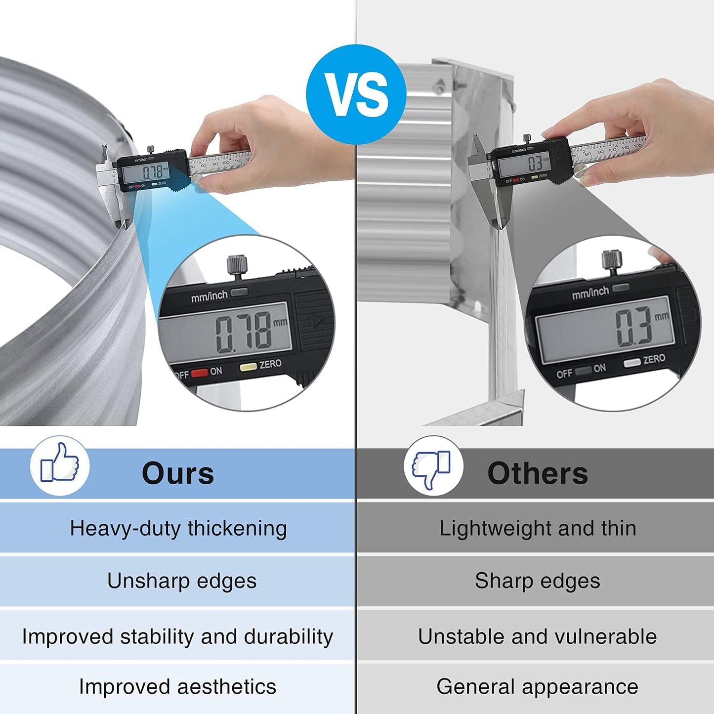 Land Guard Galvanized Raised Garden Bed Kit, Galvanized Planter Garden Boxes Outdoor, Oval Large Metal Raised Garden Beds for Vegetables…………