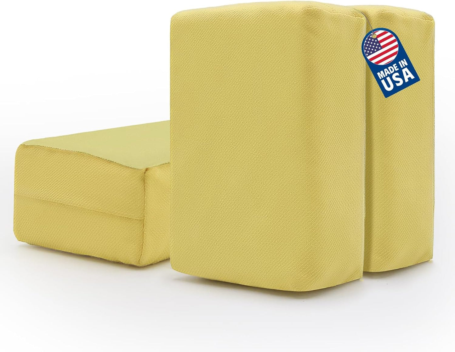 MEKER 3 PCS Grill Replacement Head, Yellow (NO Grill Brush)