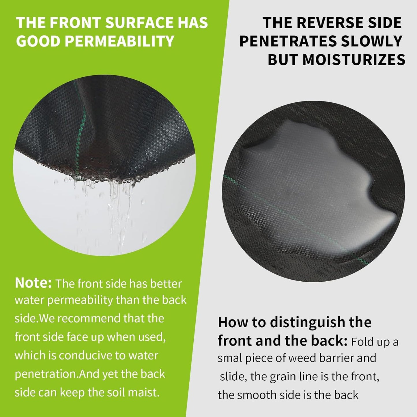 3x100ft 3.2OZ,Weed Barrier Landscape Fabric Heavy Duty, Woven Weed Control Fabric, High Permeability Good for Flower Bed, Geotextile Fabric Underlayment, Driveway (3.2ft*49ft)