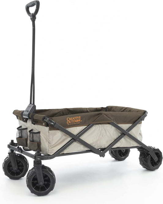 Creative Outdoor Original Folding Wagon All-Terrain Wheels