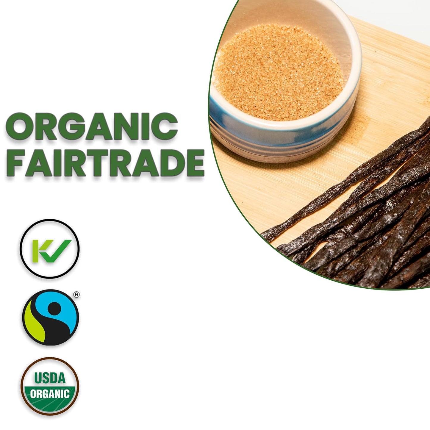 10 Count Organic Madagascar Vanilla Beans – Grade A Bourbon Pods | Gourmet Whole Vanilla Beans for Baking, Cooking, Extract Making | Rich Aroma, Premium Flavor, Non-GMO, Vegan