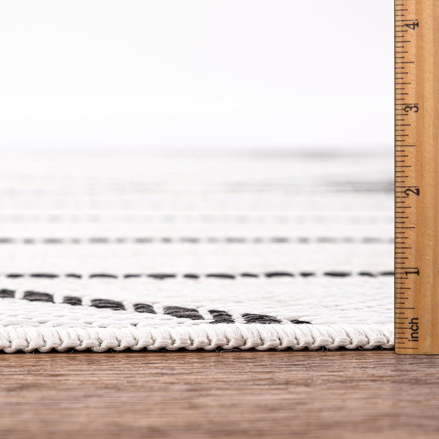 Keen Home Design Terrace Outdoor Round Rug - 8ft Round Washable Indoor/Outdoor Rug for Patio, Kitchen, Balcony, Beach, Garden, Deck and Porch, Size: 7'7" Round