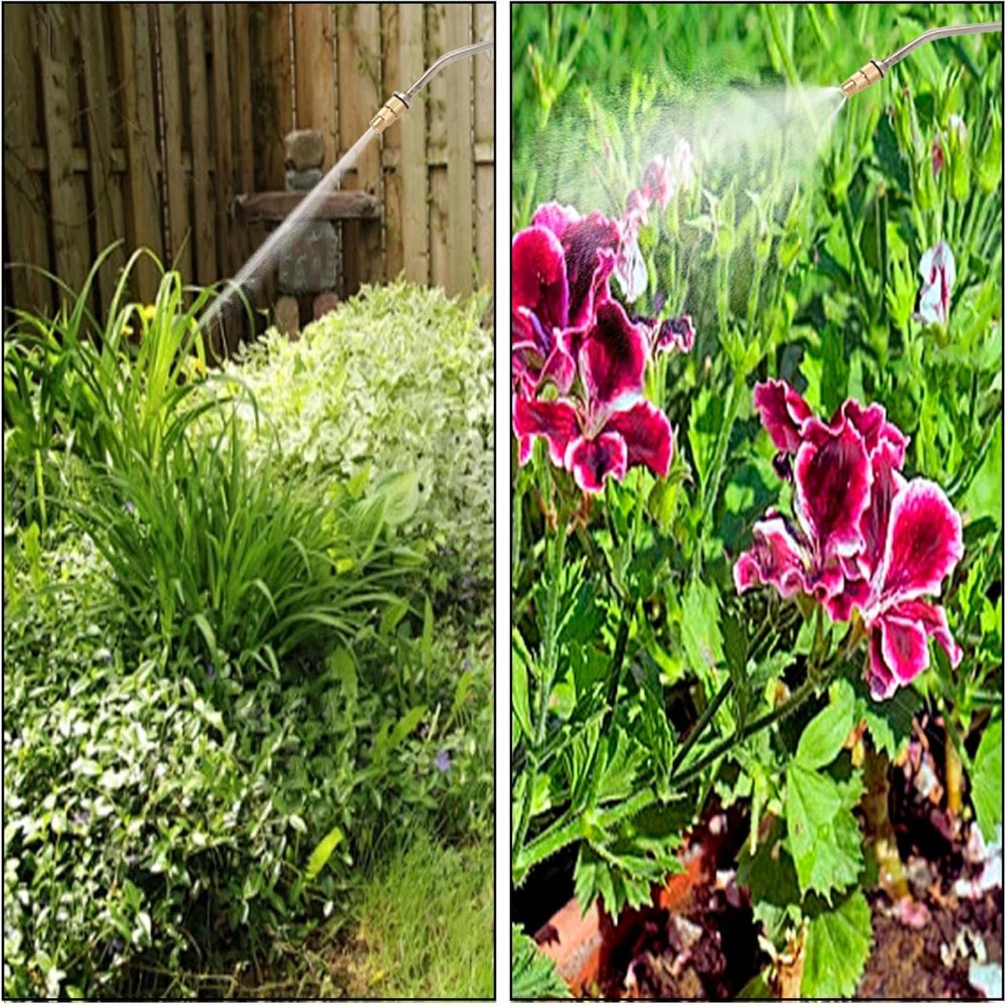 Hand Pump Sprayer Stainless Steel Sprayer for Indoor and Outdoor 3.5 Gallon Sprayer 20 in Wand 3.3 FT Hose