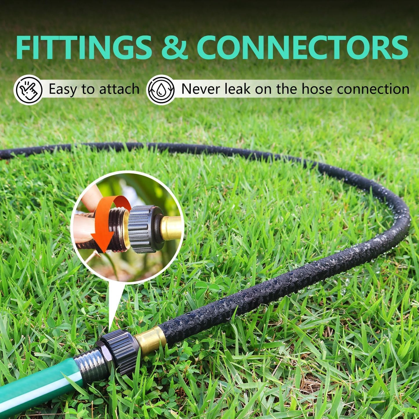 1/2" Soaker Hose - 150 Ft Drip Irrigation System