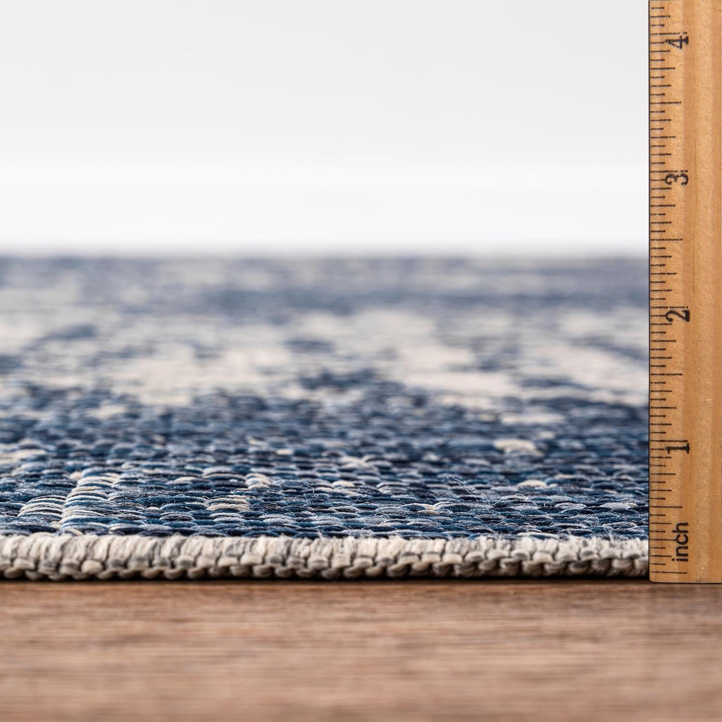 Keen Home Design Terrace Outdoor Area Rug - 5x8 Washable Indoor/Outdoor Rug for Patio, Kitchen, Balcony, Beach, Garden, Deck and Porch, Size: 5'3"x7'7"