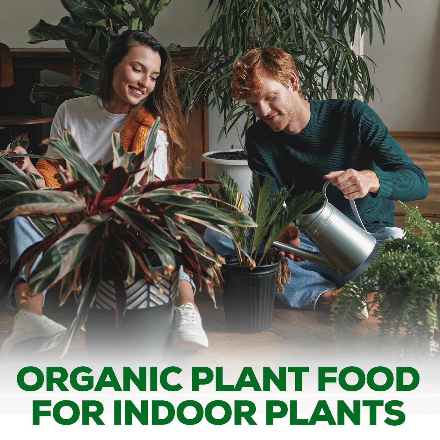 Organic Liquid Plant Food for Indoor Plants & Gardens, Natural NPK Fertilizer w/Beneficial Microbes, Rapid Results, Vegan, Best Value Super Concentrate, Smart Grower, Makes 160 Gallons (32 Fl Oz)