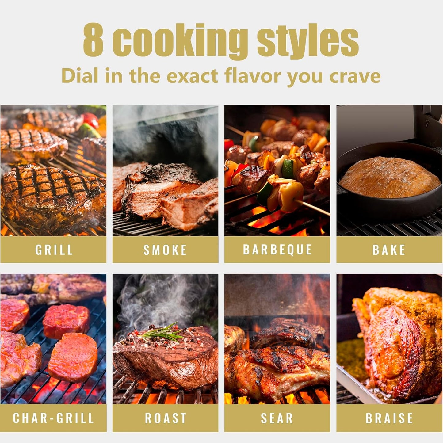 Portable Pellet Grill, Pellet Smoker with Digital Control, LED Screen, Meat Probe,for Outdoor Camping & Backpacking - Lightweight, Stainless Steel - Perfect for Hiking, RV, Red