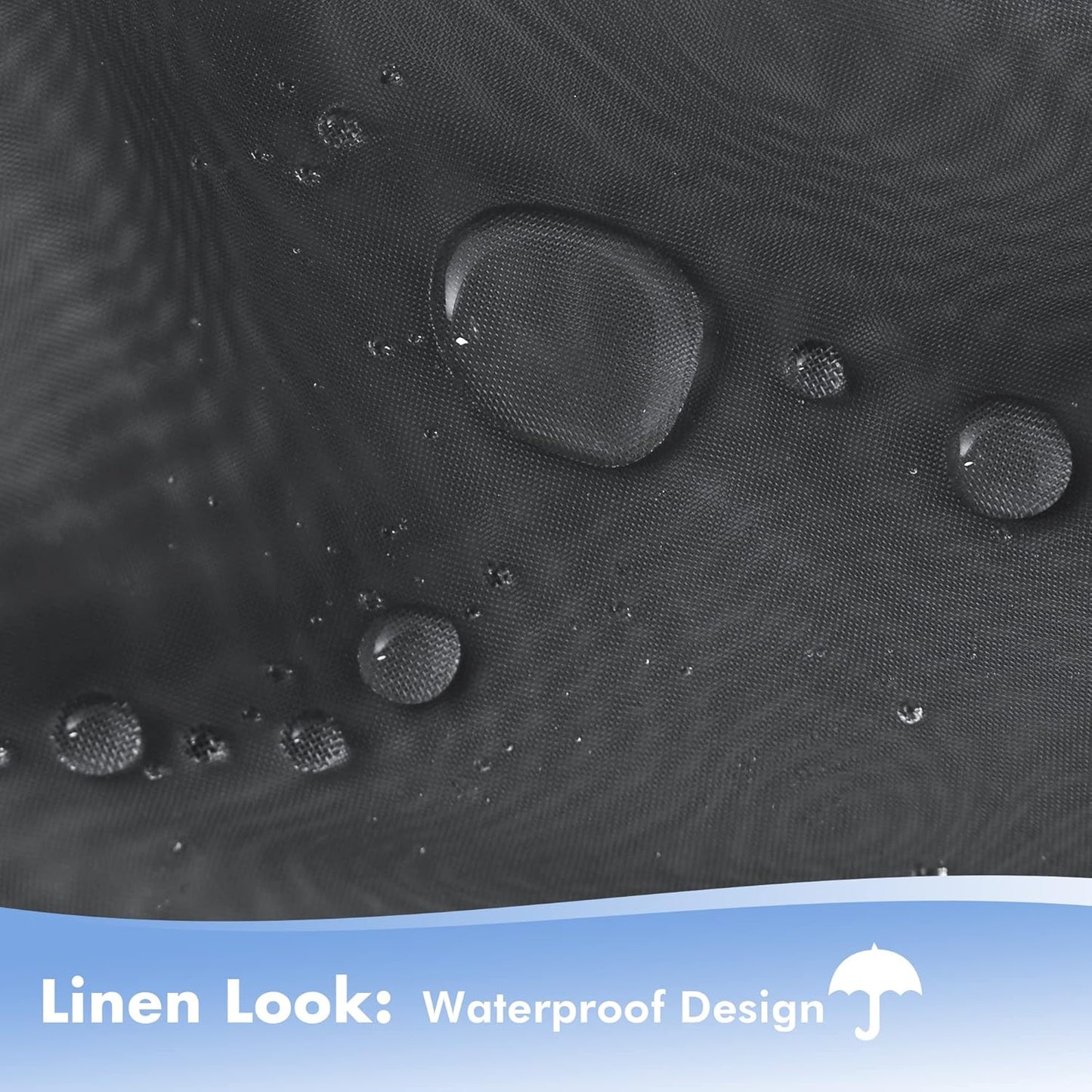 HolidayIdeas Outdoor Sheer Curtains for Patio Waterproof, 2 Panels - 54 x 84 Inch - Grey Light Filtering Voile Outside Curtains Grommet Drapes for Front Porch, Gazebo, Pergola, Backyard