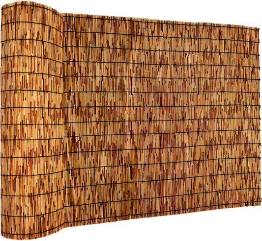Reed Fencing Rolls,Bamboo Screens Outdoor for Patio,6 Feet High,Suitable for Patio Garden Balcony Terrace and Courtyard Shading 6x10FT