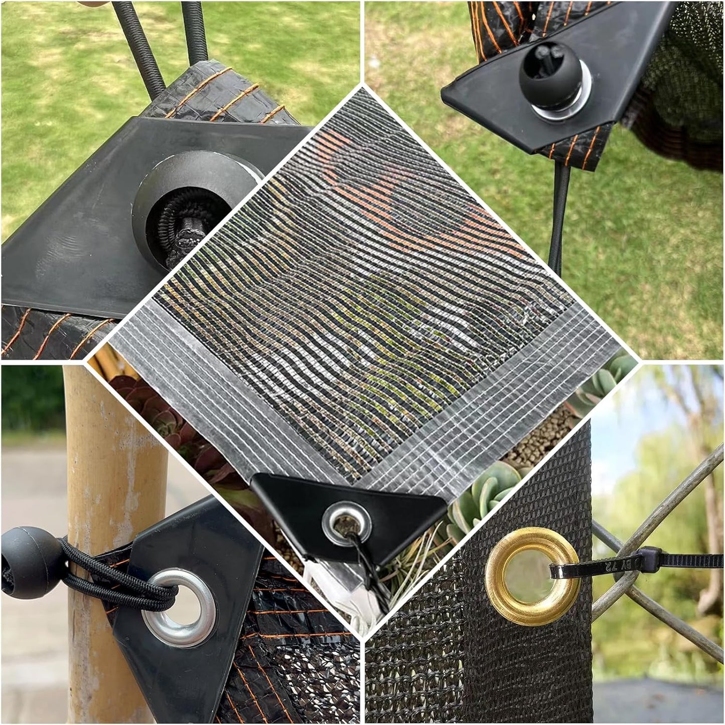 Shade Sail Hardware Kit 6 inch turnbuckles for Triangle Rectangle Sun Shade Sail Outdoor Installation turnbuckles for Cables Wire for Outdoor,Garden,Kitchen,Craft,235PCS