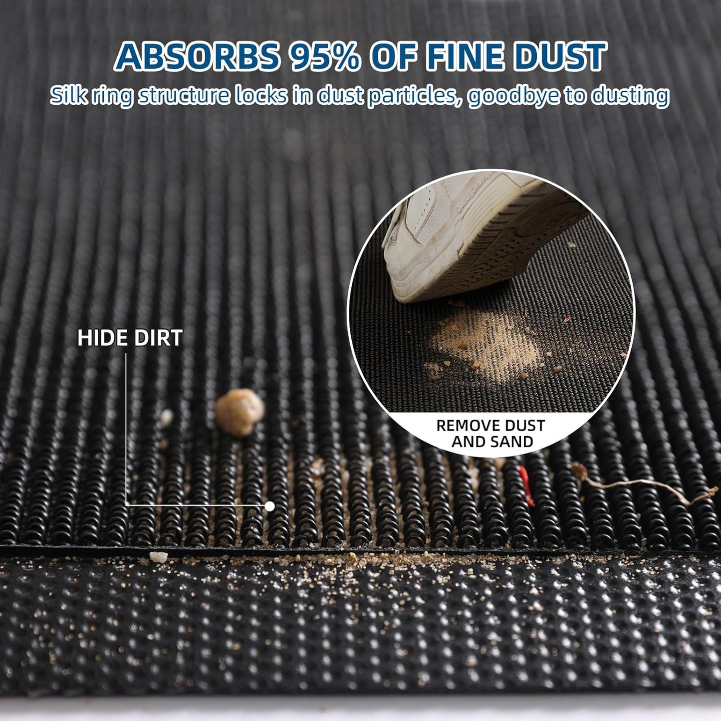 Custom Personalized Doormat with Any Logo/Text Size Commercial Floor Mat Entryway Area Rug Welcome Carpet for Business Home Indoor/Outdoor Non Slip Washable Durable