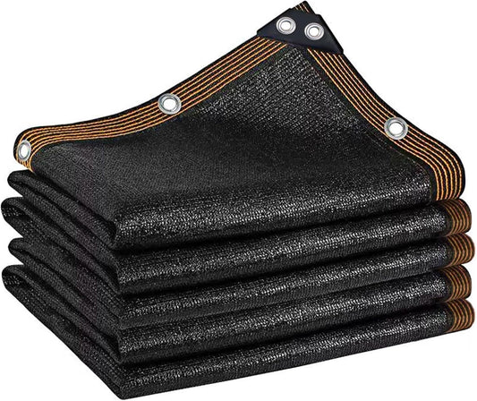 winemana Black Shade Cloth 40%, 6.6x20 FT Mesh Tarp - Garden Shade for Greenhouse, Patio, Vegetables, Plants Cover and Chicken Coops, Sun Shade Net for Outdoor Protection with Reinforced Grommets