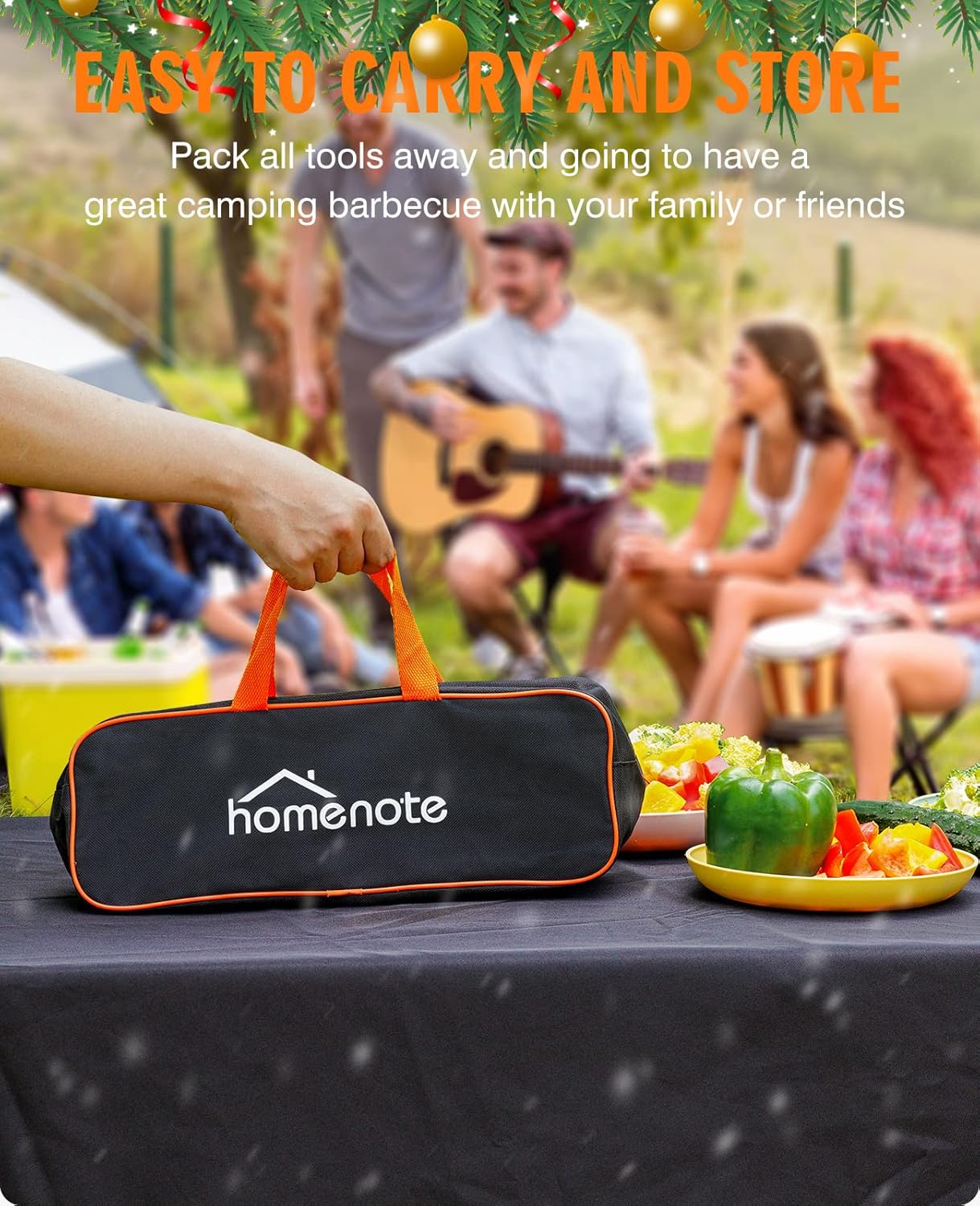 HOMENOTE Griddle Accessories Kit, Exclusive Griddle Tools Spatulas Set for Blackstone - 8 Pcs Commercial Grade Flat Top Grill Accessories - Great for Outdoor BBQ, Teppanyaki and Camping, Red