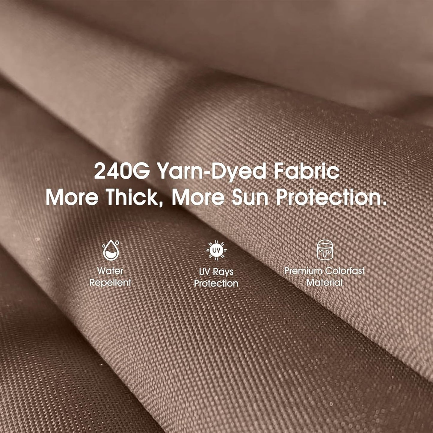 PURPLE LEAF 2-Seat Deluxe Outdoor Patio Porch Swing with Weather Resistant Steel Frame, Adjustable Tilt Canopy, Cushions and Pillow Included, Beige