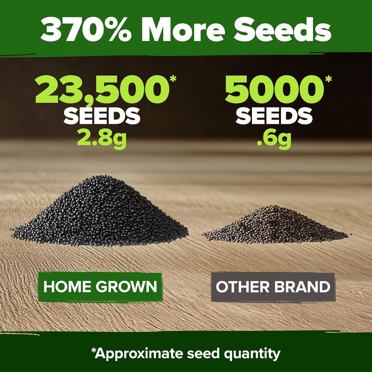 HOME GROWN 23,500+ Moss Rose Seeds (Bulk Pack) Annual Flower for Ground Cover - Heirloom 𝗡𝗢𝗡-𝗚𝗠𝗢 Portulaca Seeds for Planting Outdoors - Great for Low-Maintenance Gardens (Portulaca grandiflora)