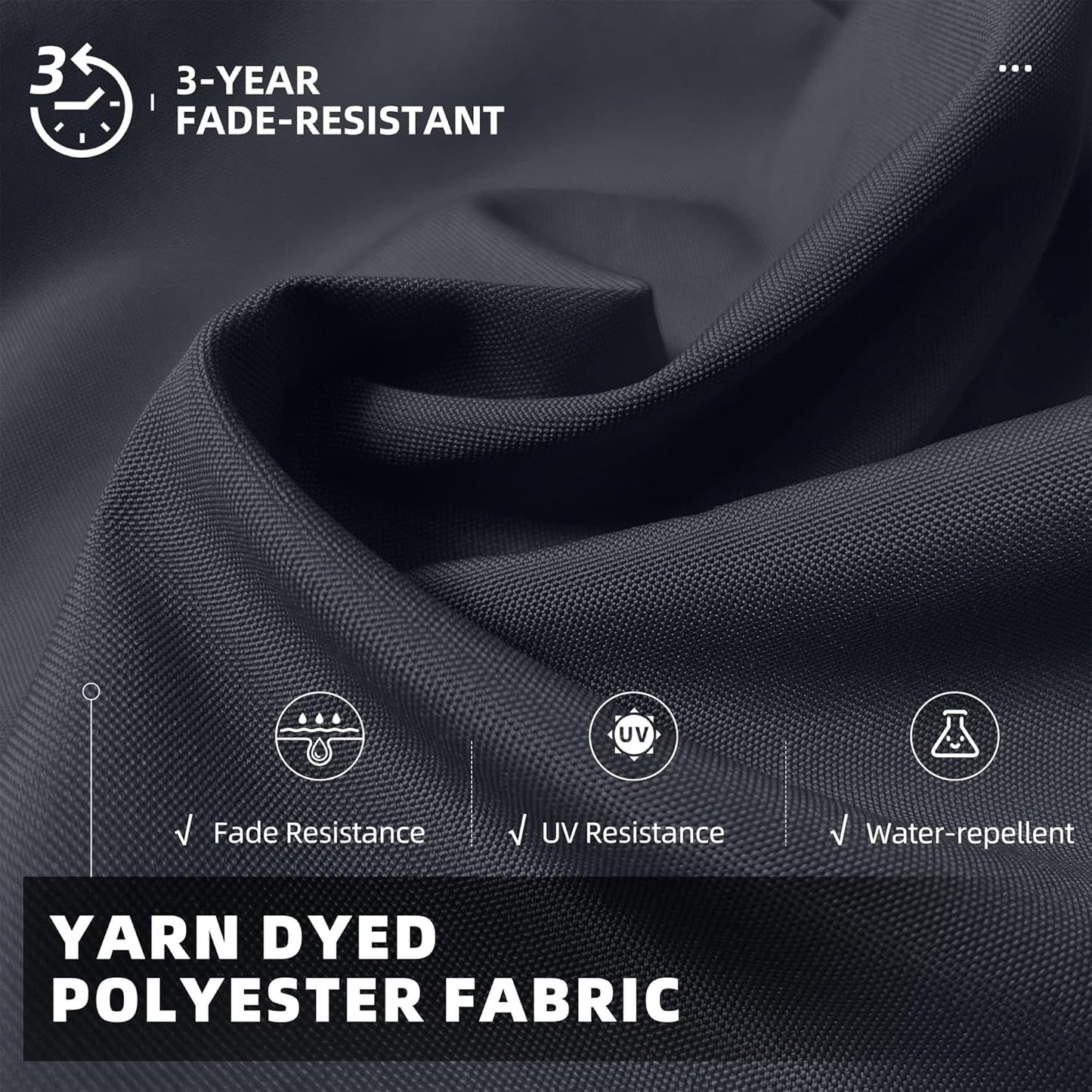 PURPLE LEAF 9' X 11.5' Patio Umbrella Outdoor Cantilever Rectangle Umbrella Aluminum Offset Umbrella with 360-degree Rotation for Garden Deck Pool Patio, Grey