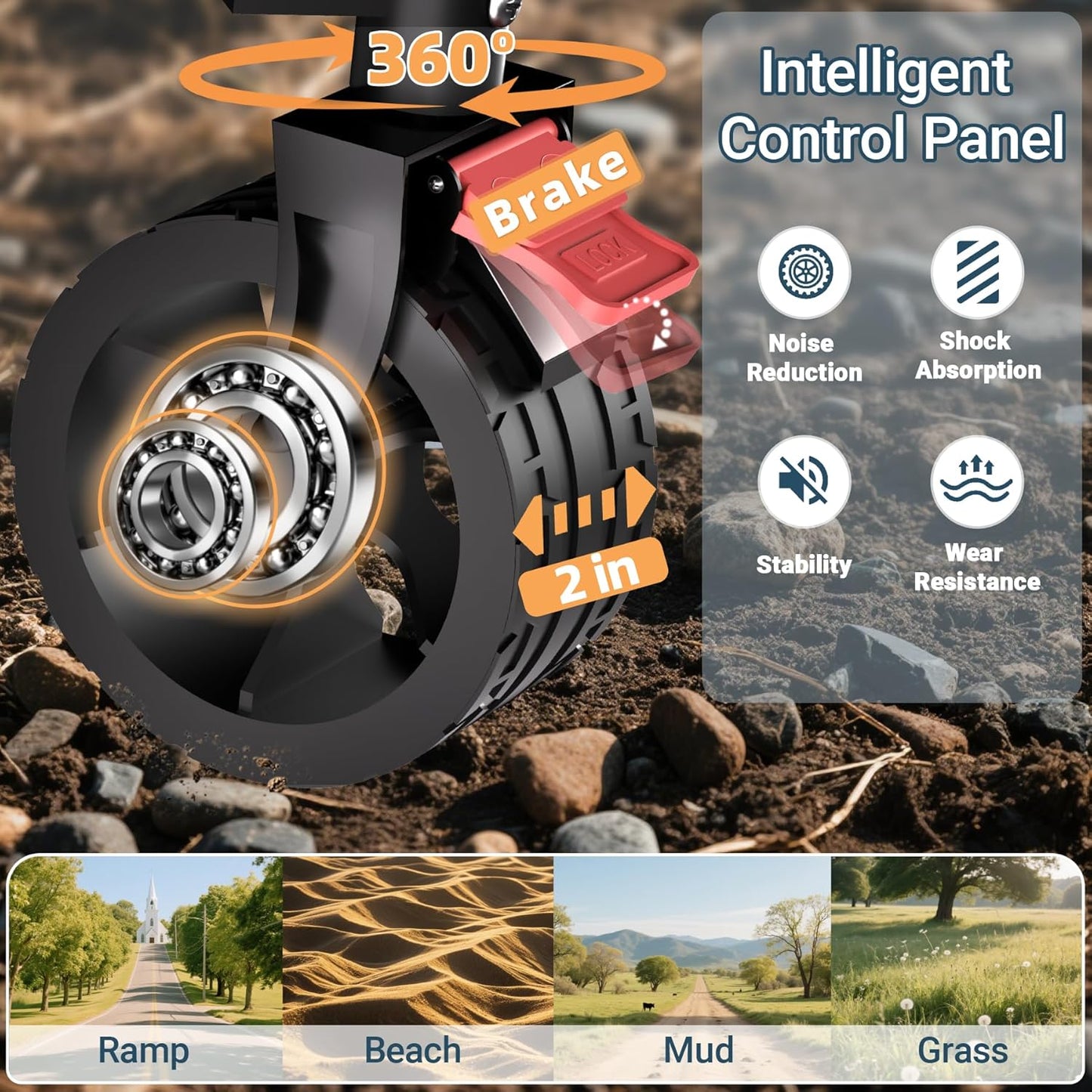 Favoyard Extra Large Collapsible Wagon Carts Foldable 360LBS Heavy Duty Beach Wagons with Big Wheels & Brakes Portable Folding Cart for Shopping Grocery Utility Sports Garden Camping Outdoor