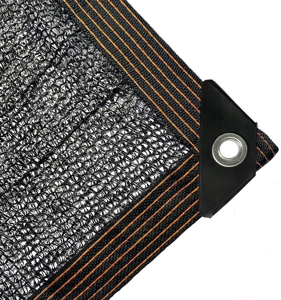 winemana 70% Black Shade Cloth, 10 x 20 FT Durable Mesh Tarp with Grommets, Resistant Garden Sun Shade Netting with Taped Edge for Plant Cover, Greenhouse, Patio, Tomatoes, Chicken Coop, Barn Kennel