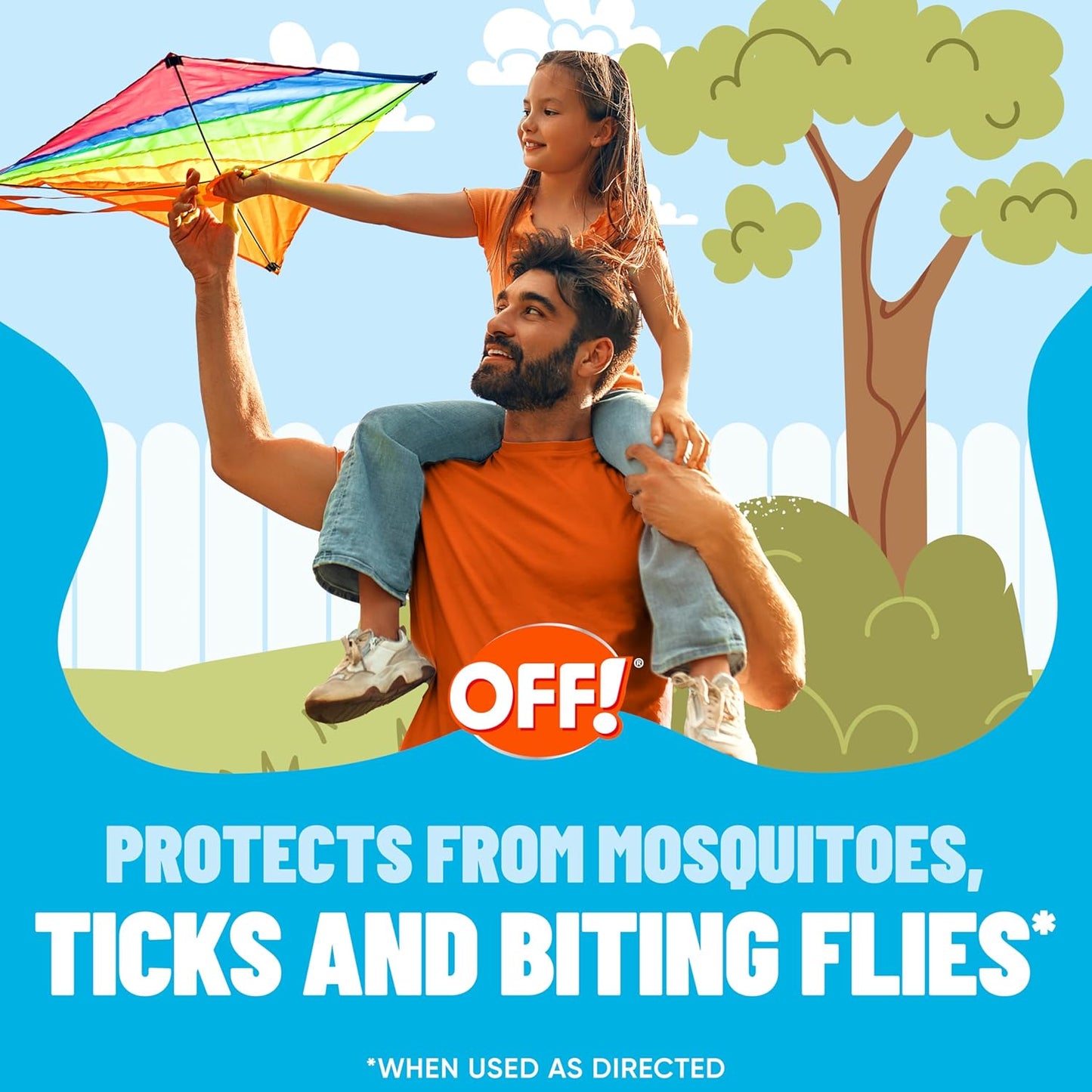 OFF! Insect Repellent Aerosol for Adults & Kids, Fragrance-Free Bug Spray for Everyday Protection from Mosquitoes and Ticks, 5 oz