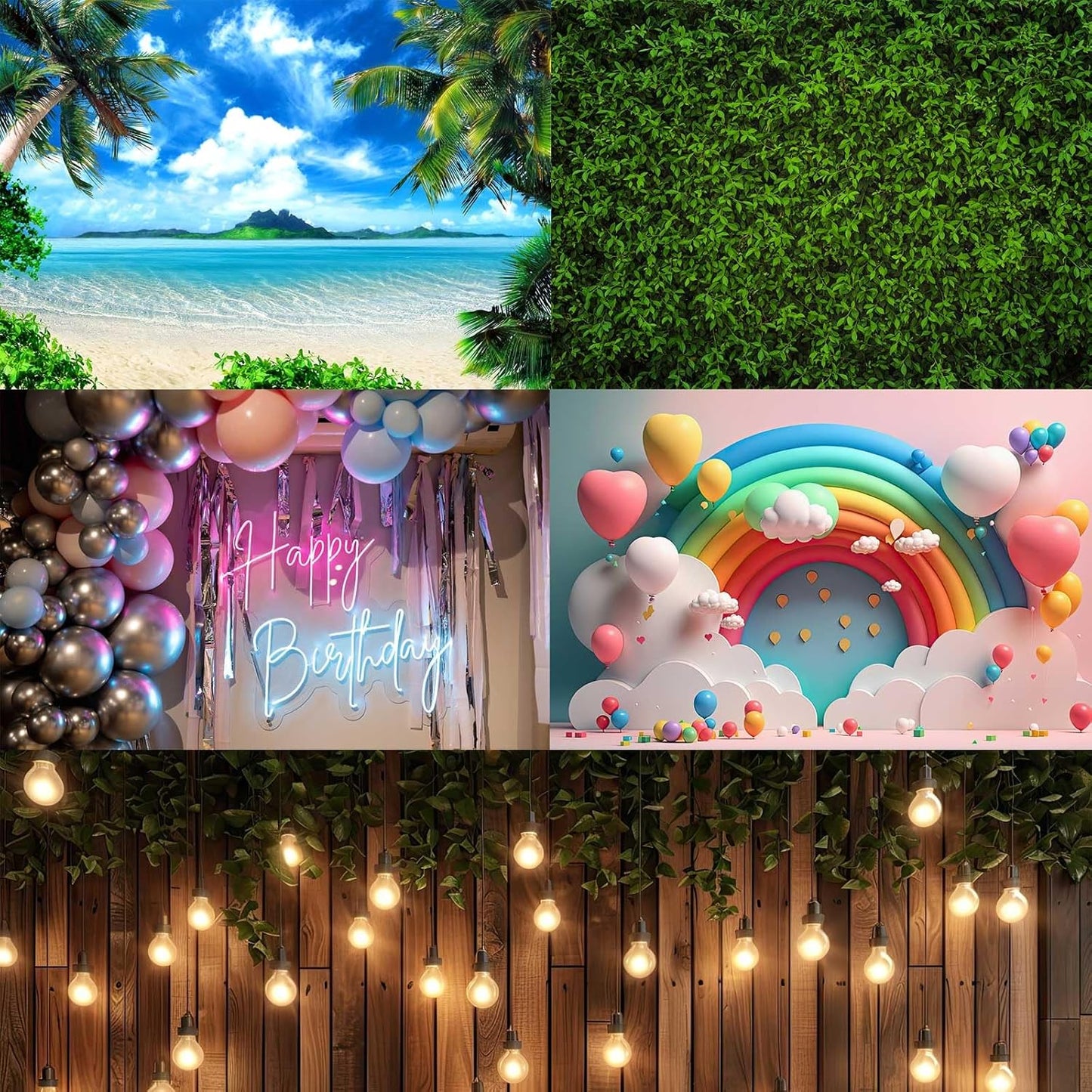 Reptile Habitat Backdrop Lush Tropical Plants and Rocks Terrarium Backdrop Dense Vegetation with Large Broad Leaves and Ferns Fish Tank Background Aquarium Wallpaper Poster Decor Vinyl 36x20in