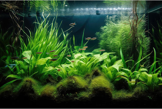 Aquarium Background Diverse Aquatic Plants Seagrasses Terrarium Background Redwood Root Lush Green Underwater Plants Tropical Style Fish Tank Background Under The Sea Aquarium Backdrop Vinyl 24x12in