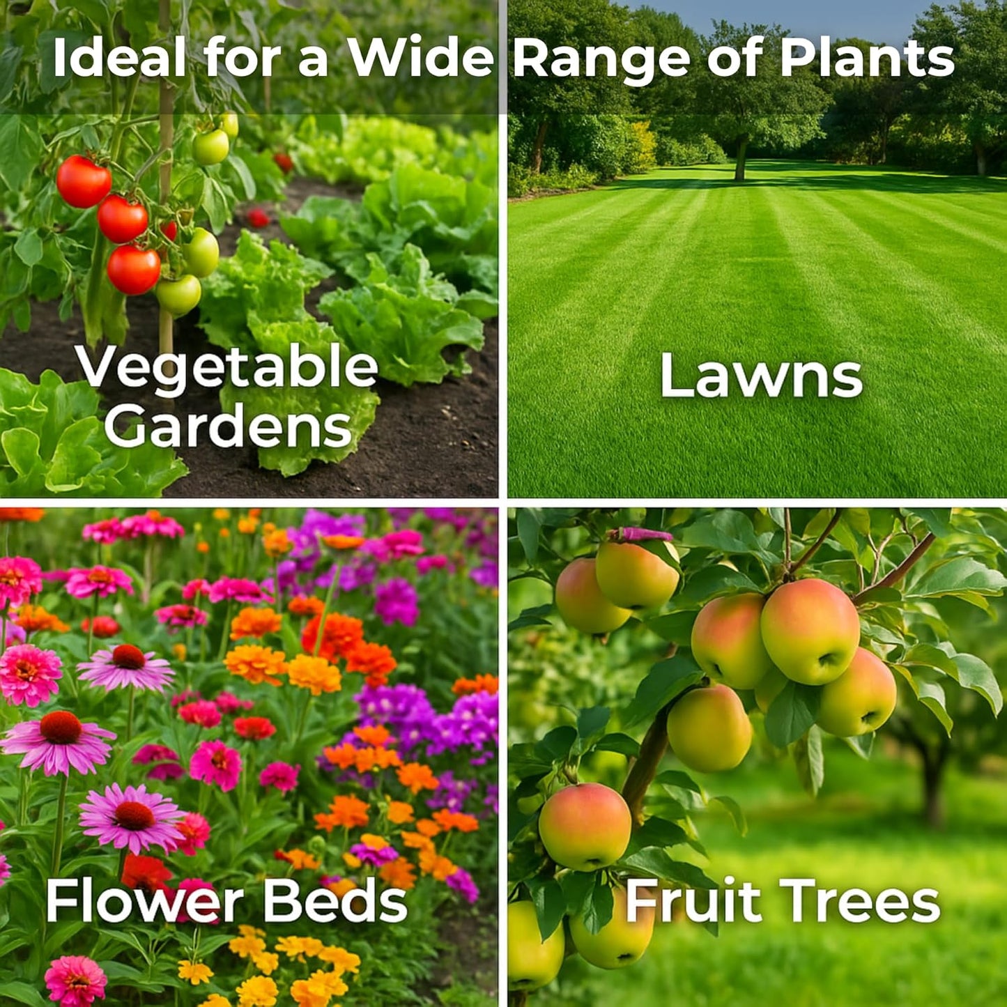 Gypsum for Soil - Calcium for Plants - Gypsum Fertilizer for Gardening, Lawn & Vegetables - Calcium for Garden (2 qts. - 4 lbs)