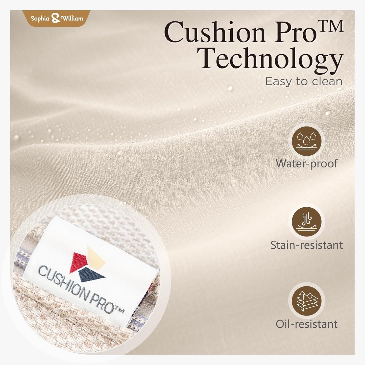 Sophia & William Patio Outdoor Swivel Rocker Dining Chairs Set of 2, Brown Cast Aluminum Furniture Dining Chairs for Dining Table, Load Capacity: 350 lbs