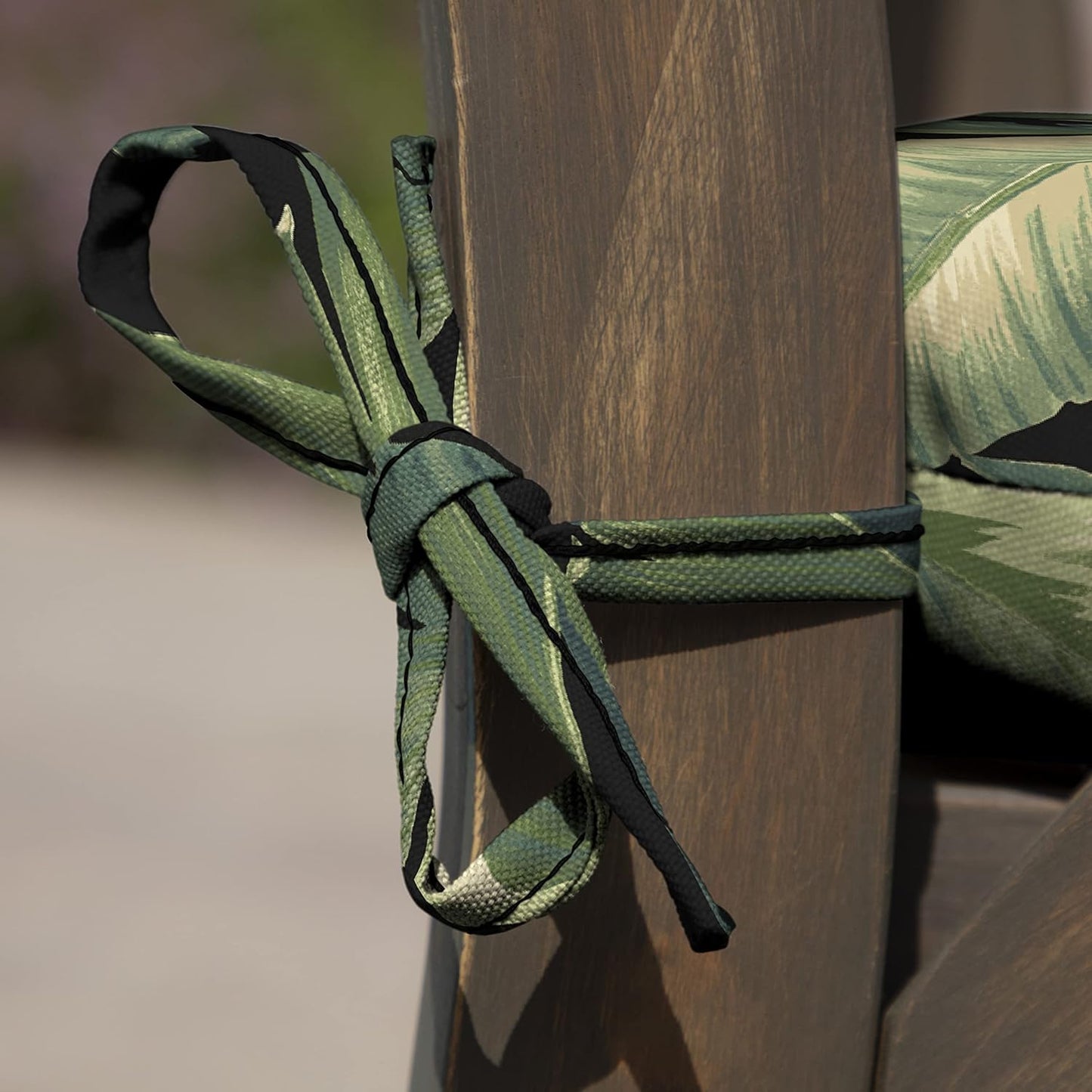 Arden Indoor/Outdoor Seat or Rocking Chair Cushion, 19 x 18, Water Repellent, Rain Proof, Fade Resistant Cushion for Rocking or Dining Chairs Onyx Cebu