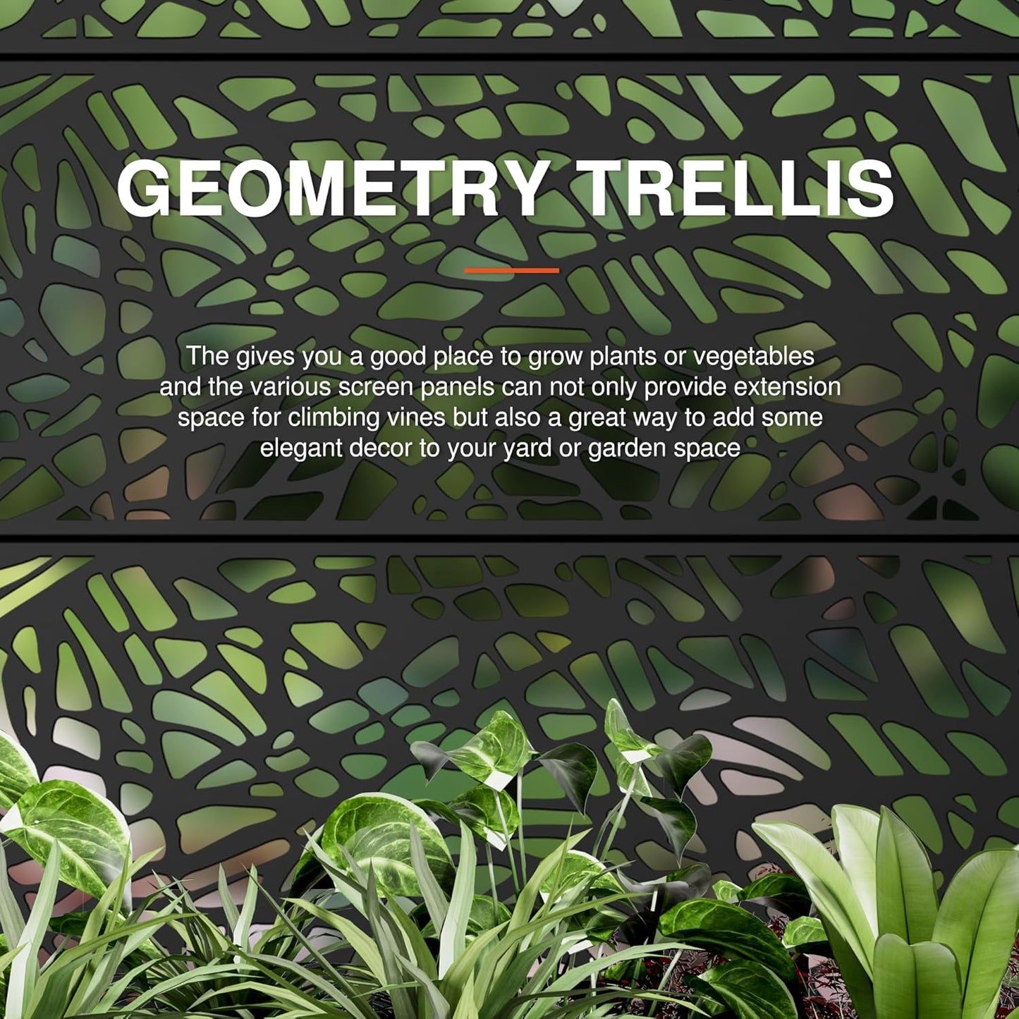 Casaphoria Metal Raised Garden Bed with Trellis and Wheels, 72"x47"x16" Planter Box for Climbing Plants, Vegetables & Vines, Features Drainage Holes and Privacy Screen (Black-Net)