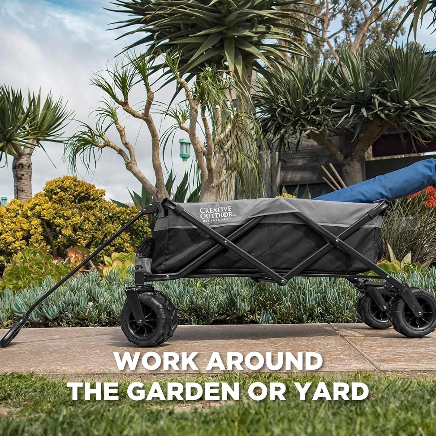 Creative Outdoor Original Folding Wagon All-Terrain Wheels