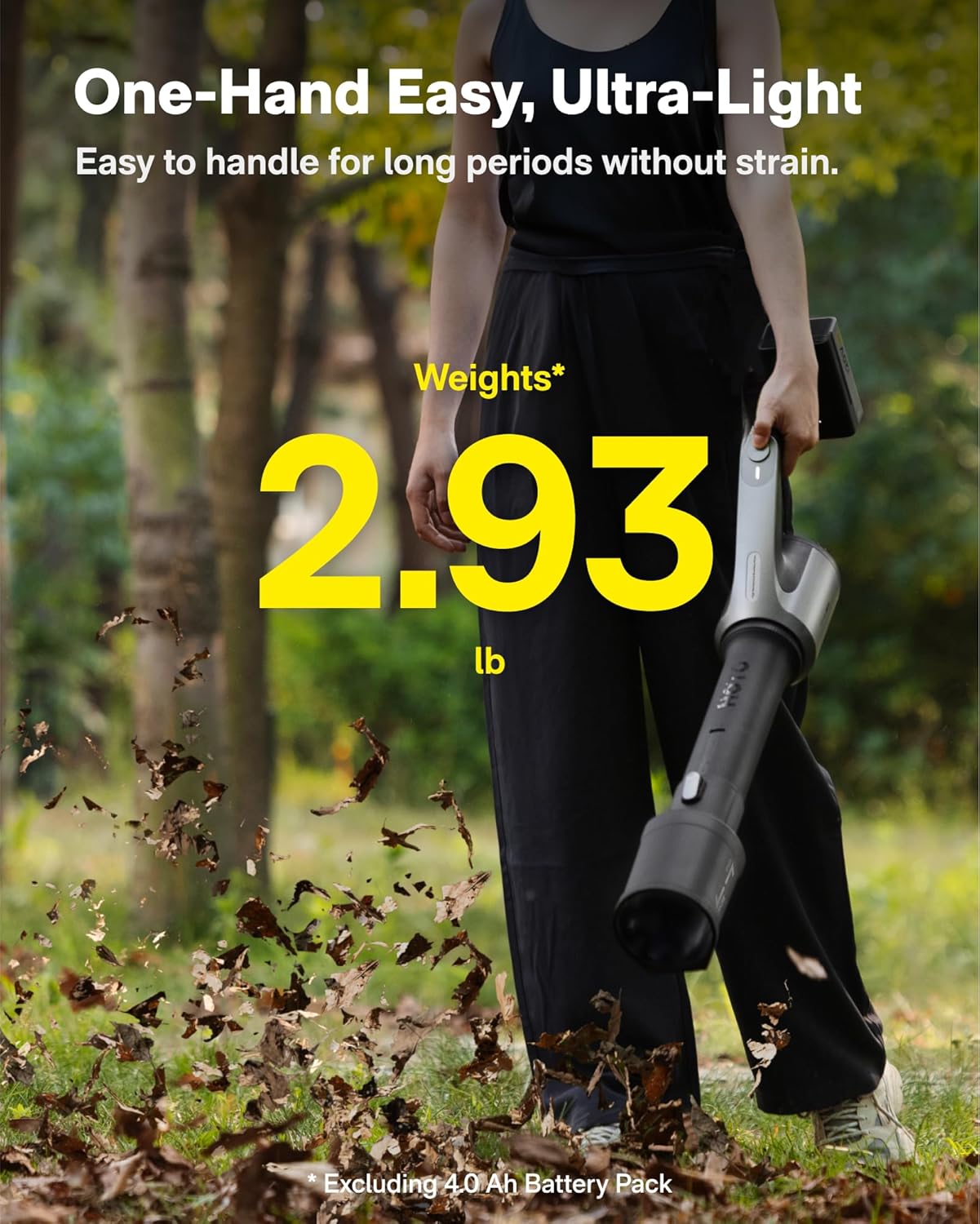 HOTO Cordless Leaf Blower, MAX 720CFM 120MPH, Electric Leaf Blower with Battery, USB-C Fast Charging, Handheld Mini Blower for Lawn Care, Snow, Yard, Leaves, Dust