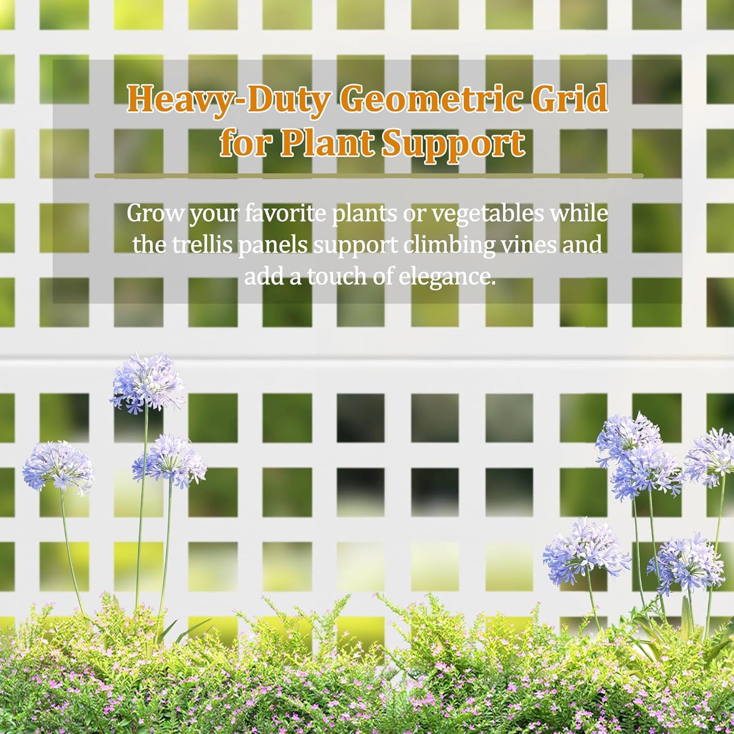 Metal Planter Box with Trellis, Heavy-Duty Raised Garden Bed for Climbing Plants, Drainage Hole, Outdoor Planter Box with Privacy Screen，47''L×16''W×71''H