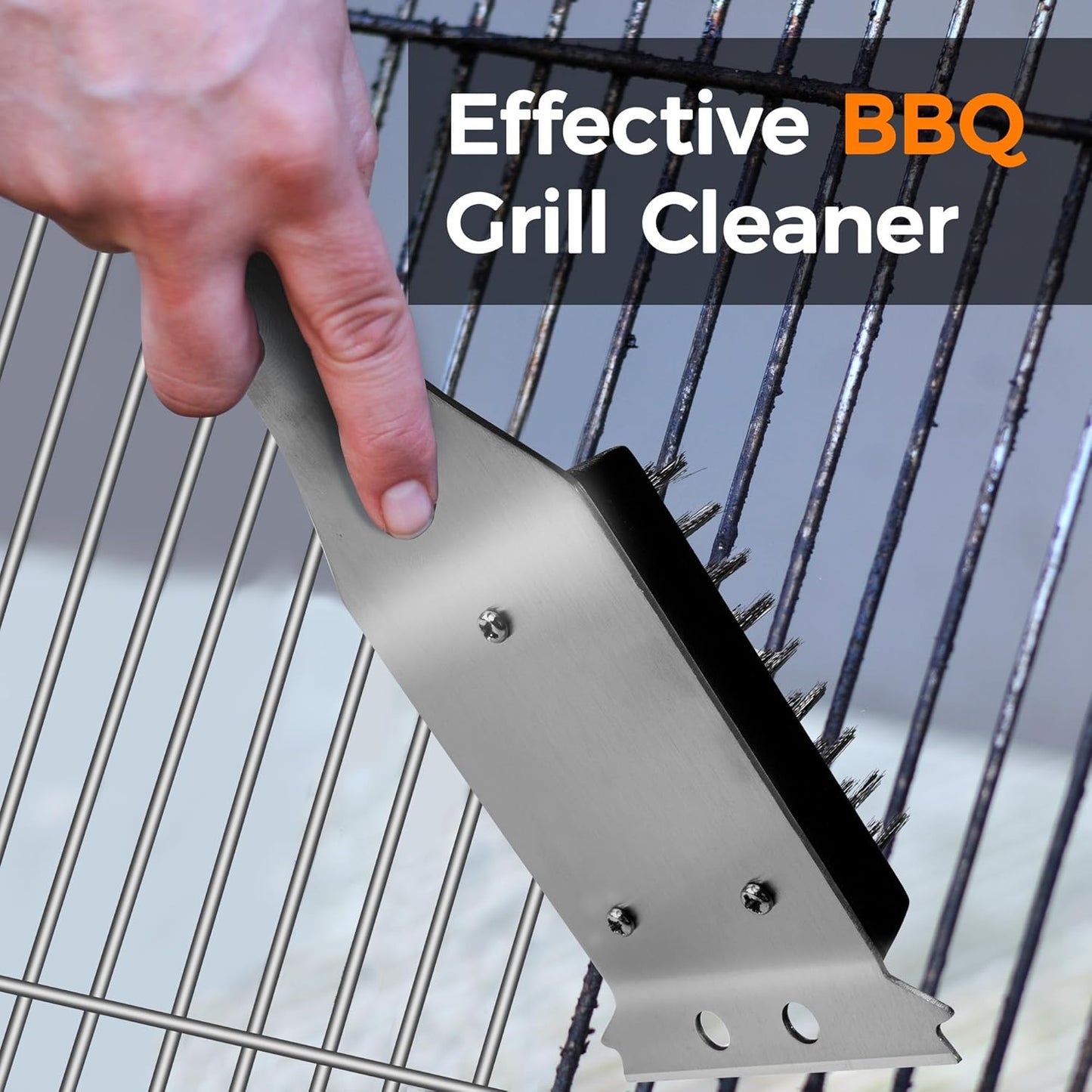 BBQ Accessories Grill Tools - Grilling Gifts for Men Dad, 32Pcs Heavy Duty Stainless Steel Barbecue Grill Accessories for Outdoor Grill with Aluminum Case and Apron, Dad Men Gifts for Christmas