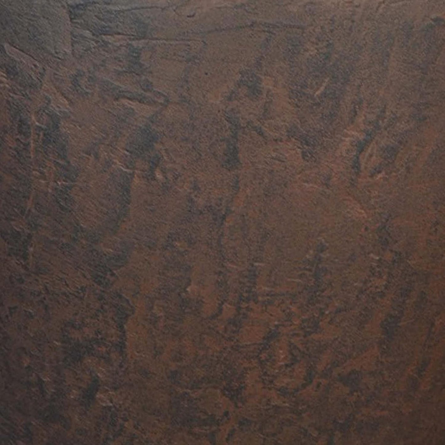 Sunnydaze 15.25-Inch Anjelica Large Plastic Pot for Plants - Outdoor Polyresin Round Planter with Drillable Drainage Holes - Rust