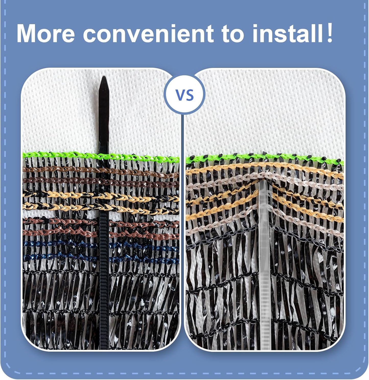 LOVE STORY 6.5x10FT 55% Black Shade Cloth Sun Shade Net UV Resistant Mesh Tarp Plant Cover Sunblock Net for Garden,Greenhouse,Vegetables,Flowers