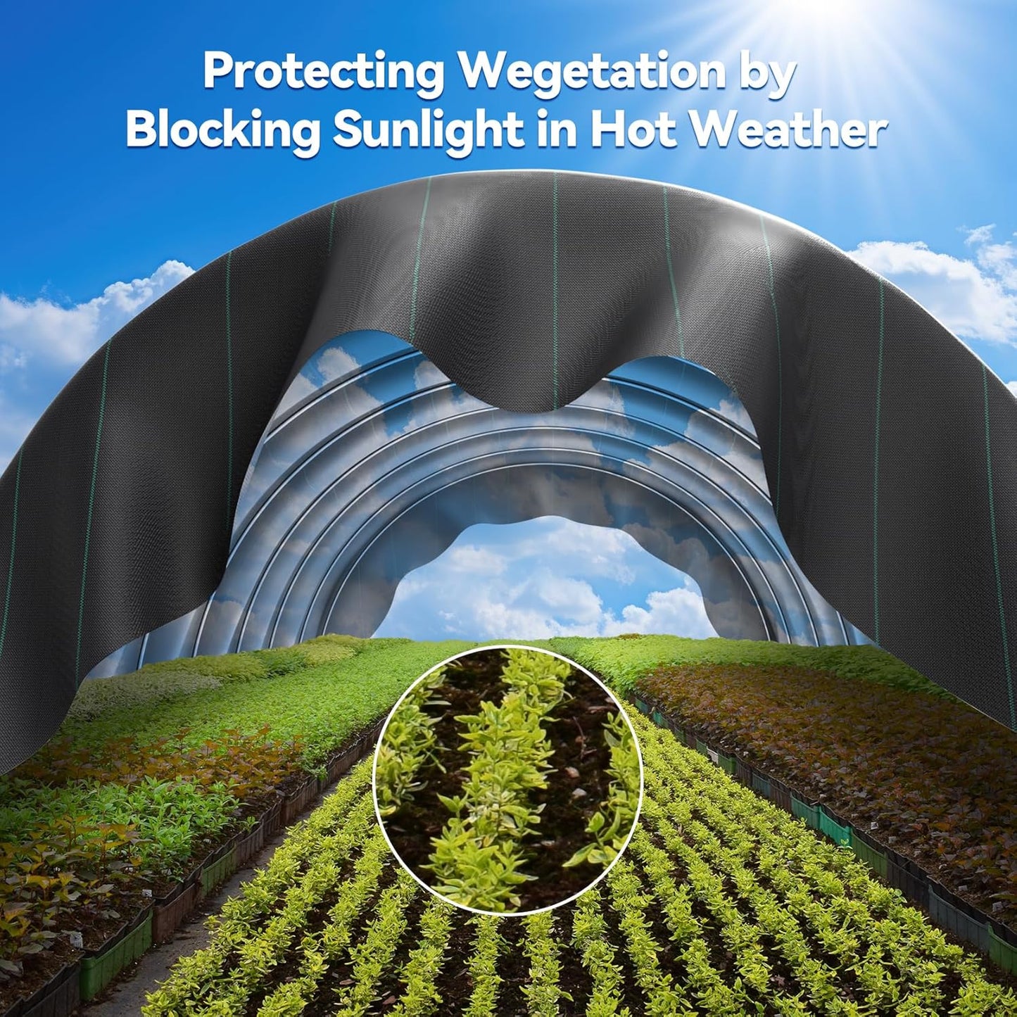 3ftx180ft Weed Barrier Landscape 3.2oz Fabric Heavy Duty, Woven Weed Control Cloth, Woven Geotextile Fabric for Underlayment, Gardening Ground, Commercial Driveway Weed Block Cover Mat