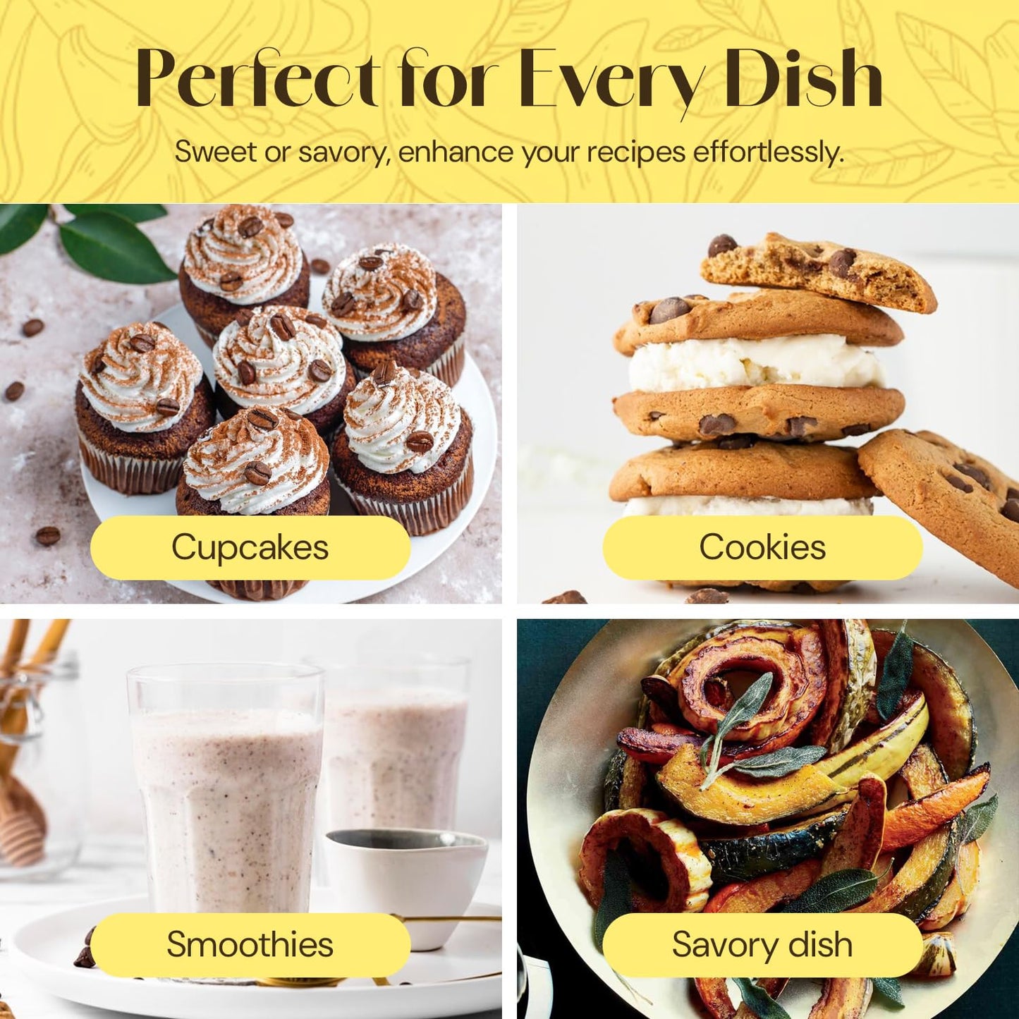 Alcohol-Free Natural Vanilla, Nature Sourced For Baking, Sweet Drinks And More, Small Batch Handcrafted From Madagascar Bourbon Vanilla Pods, 4 Oz Bottle